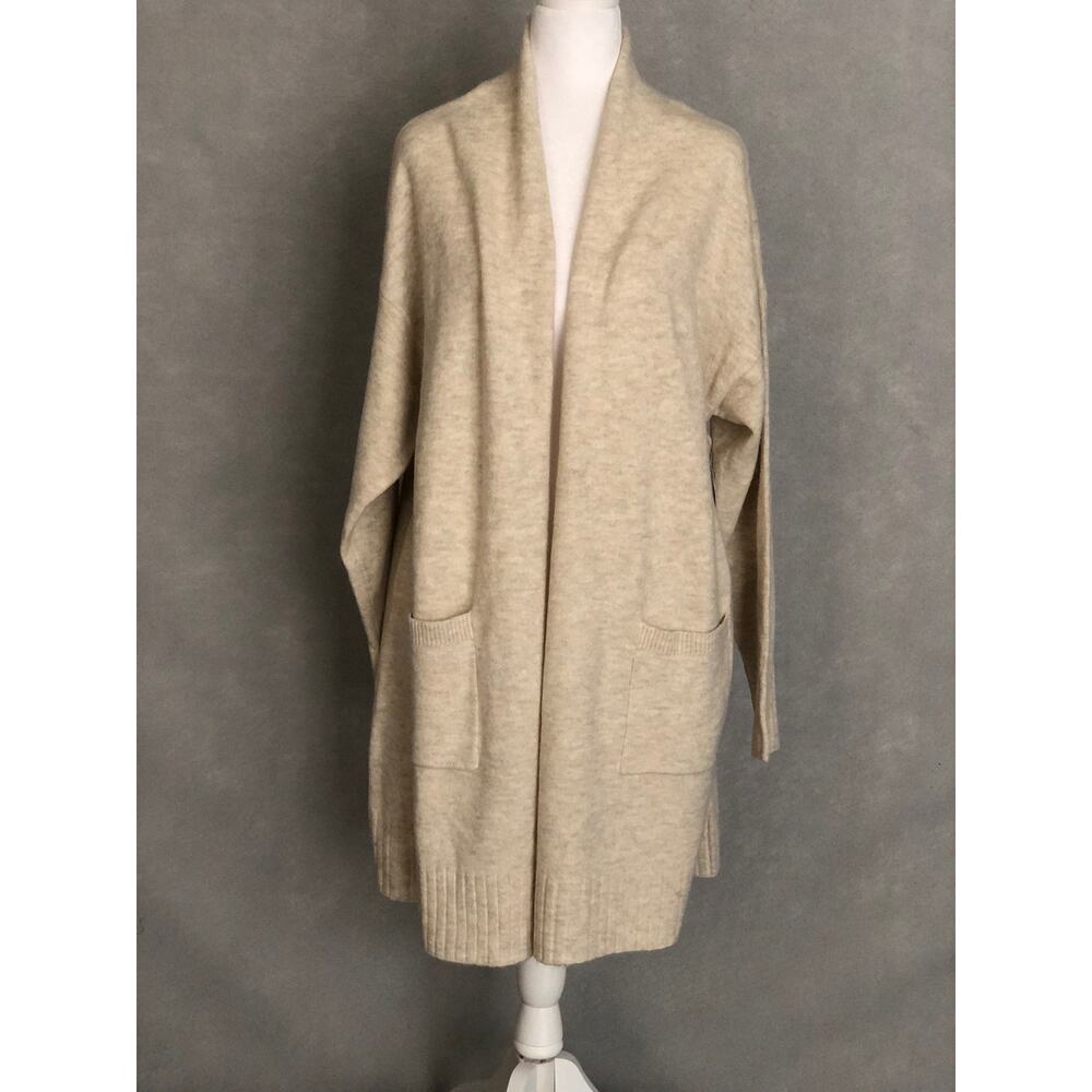 Sam and Jess Cardigan Women's Size Large Longline Open Front NEW